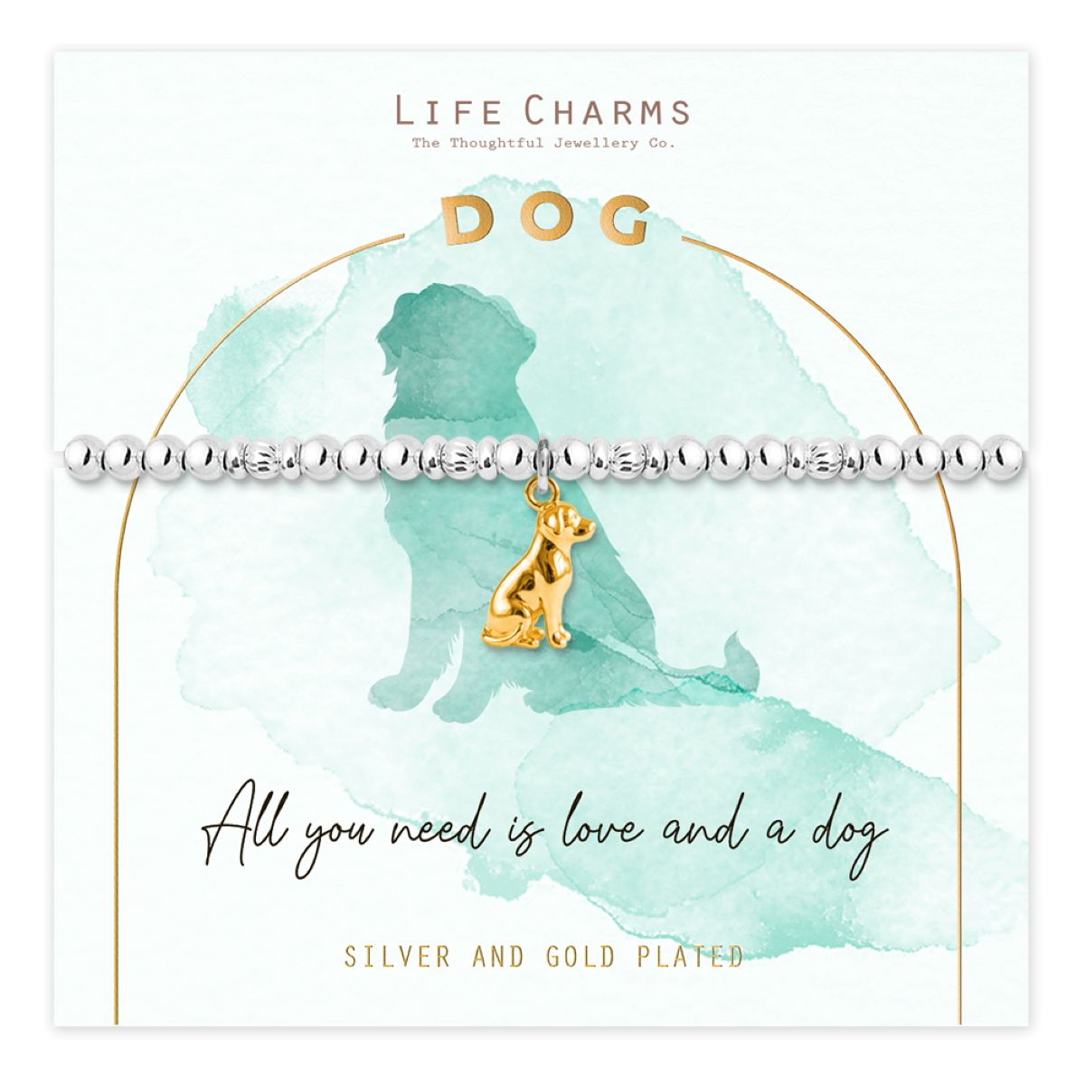 Animal charm bracelet - Dog