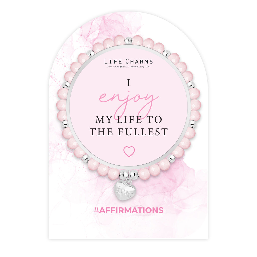 Affirmation bracelet - Enjoy my life