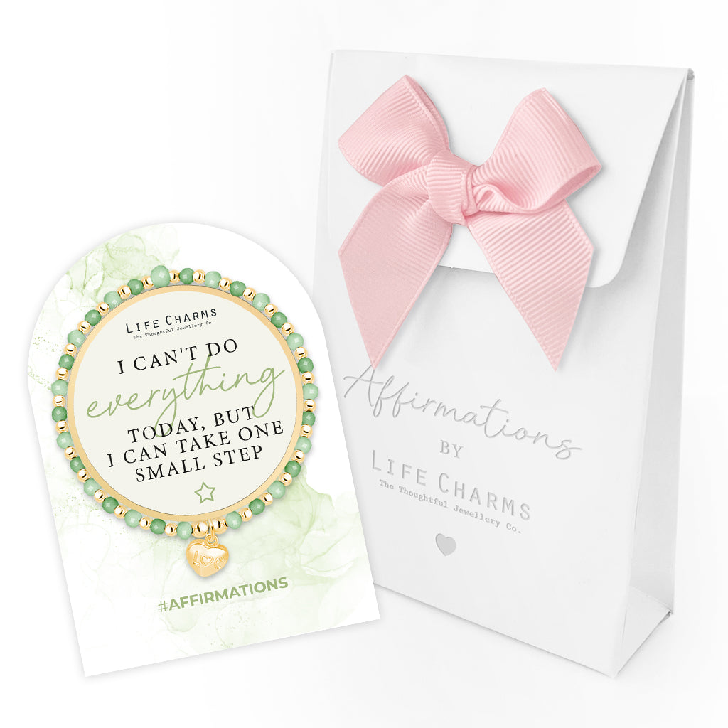 Affirmation bracelet - Small steps