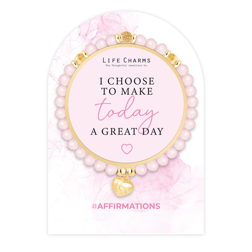 Affirmation bracelet - Great day