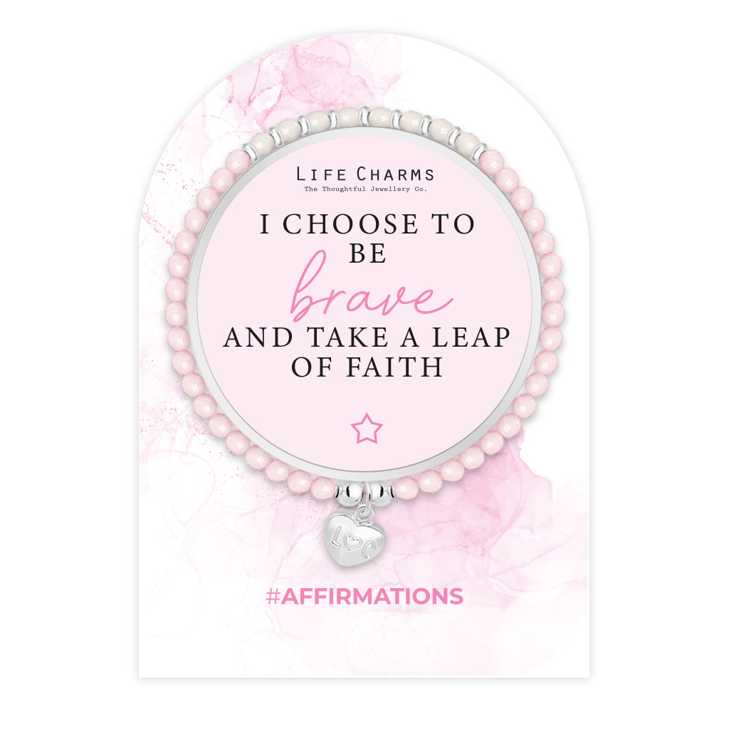 Affirmation bracelet - Be brave