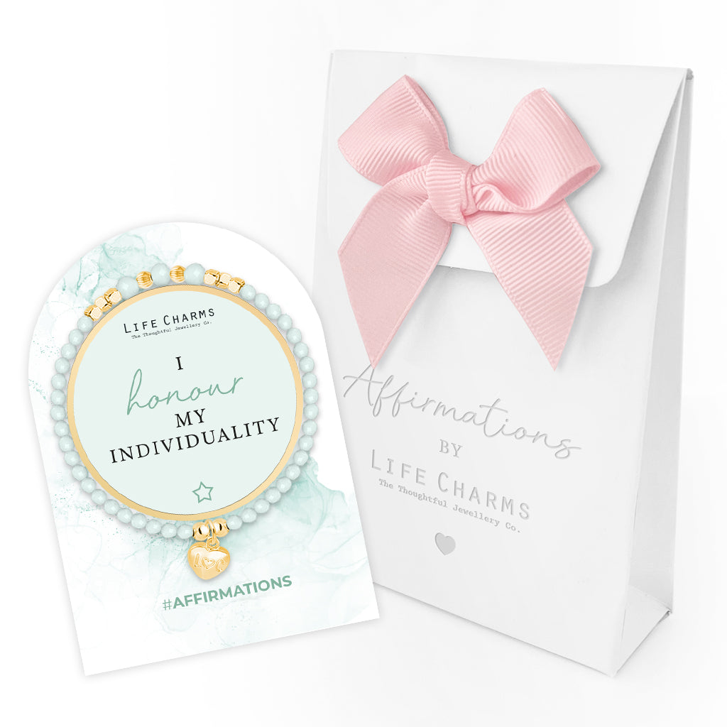 Affirmation bracelet - I honour my individuality