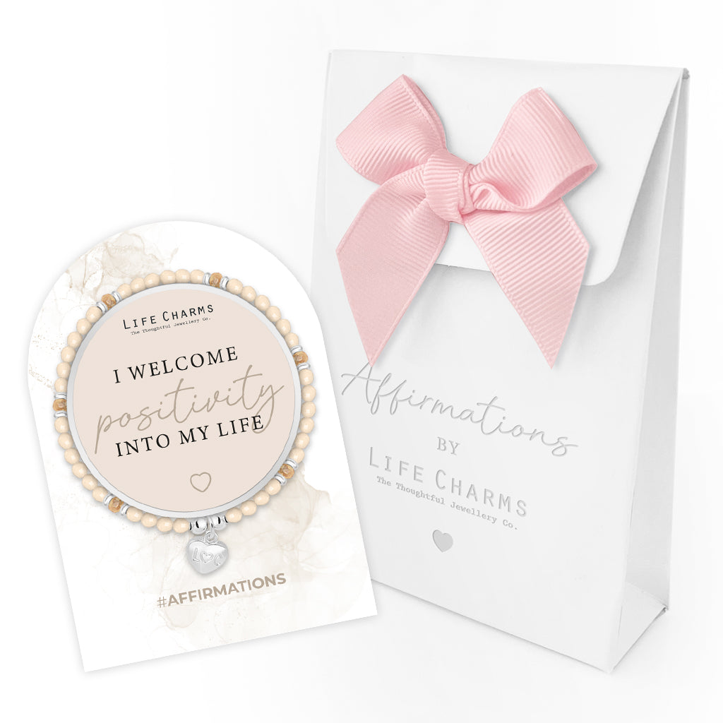 Affirmation bracelet - Positivity in my life