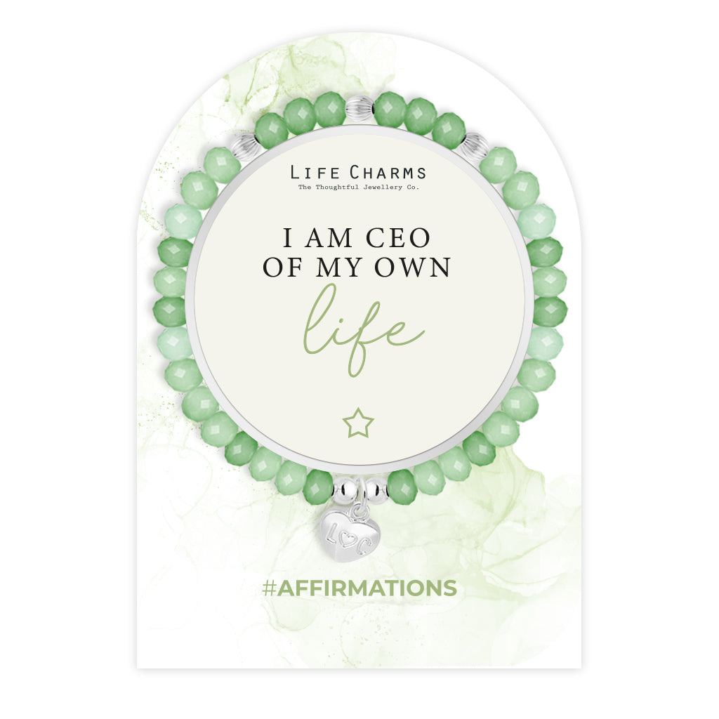 Affirmation bracelet - CEO of my life