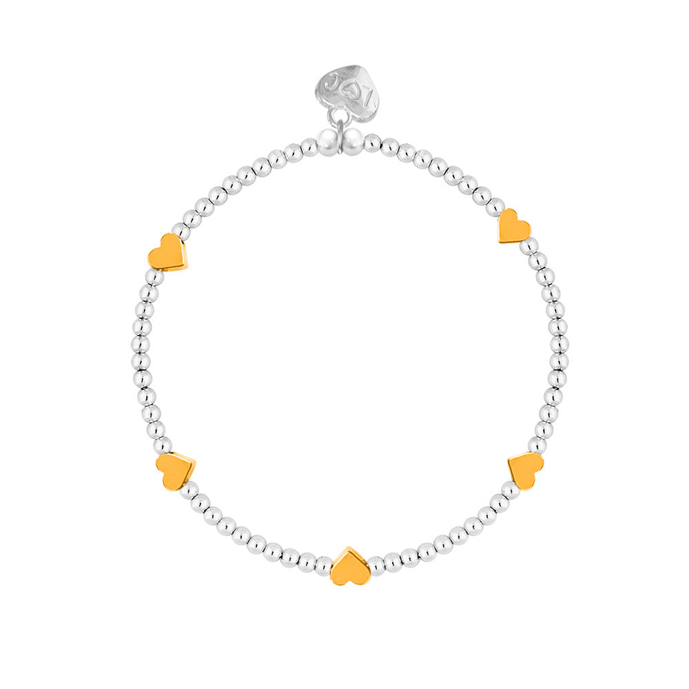 Cute small hearts bracelet