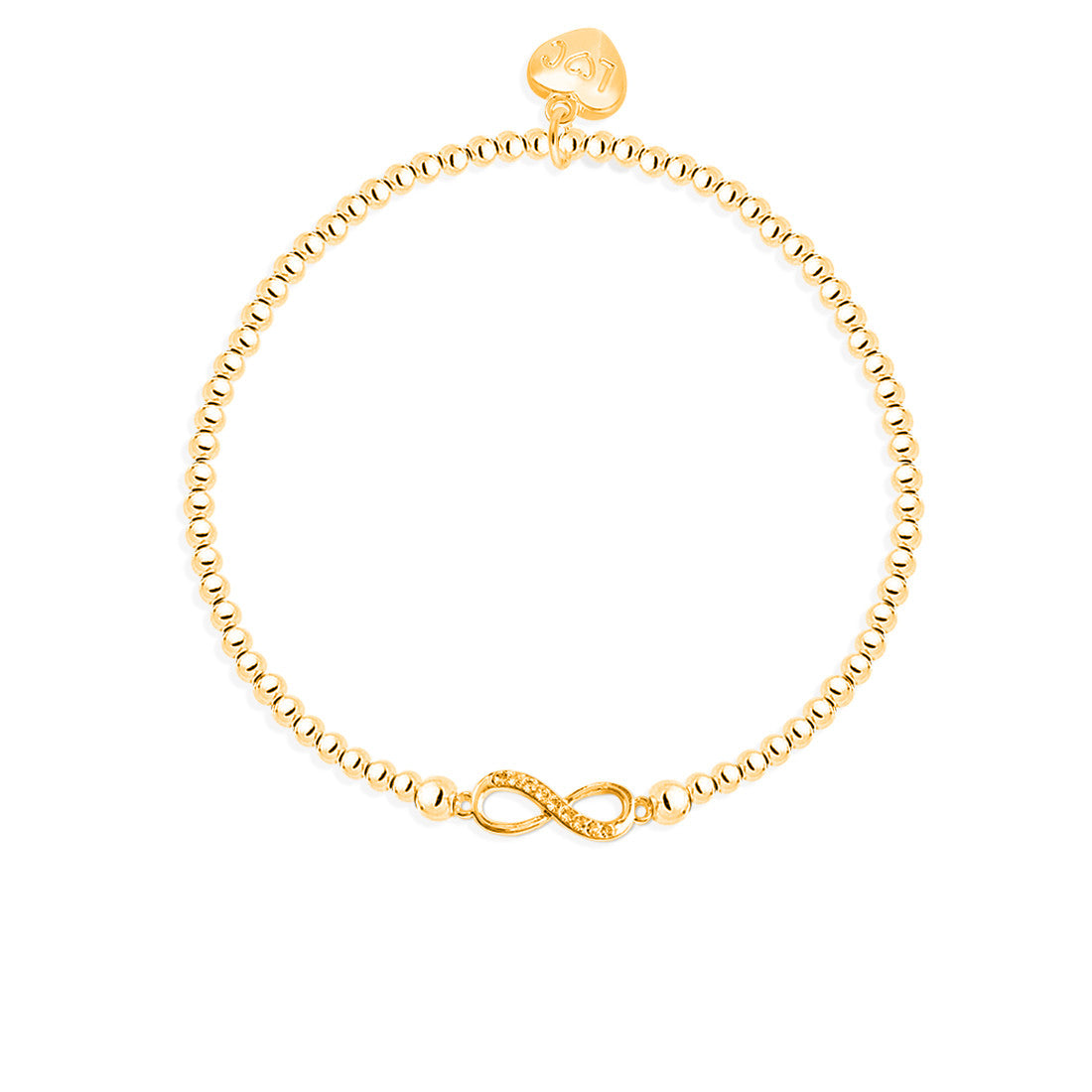 Forever infinity bracelet in gold