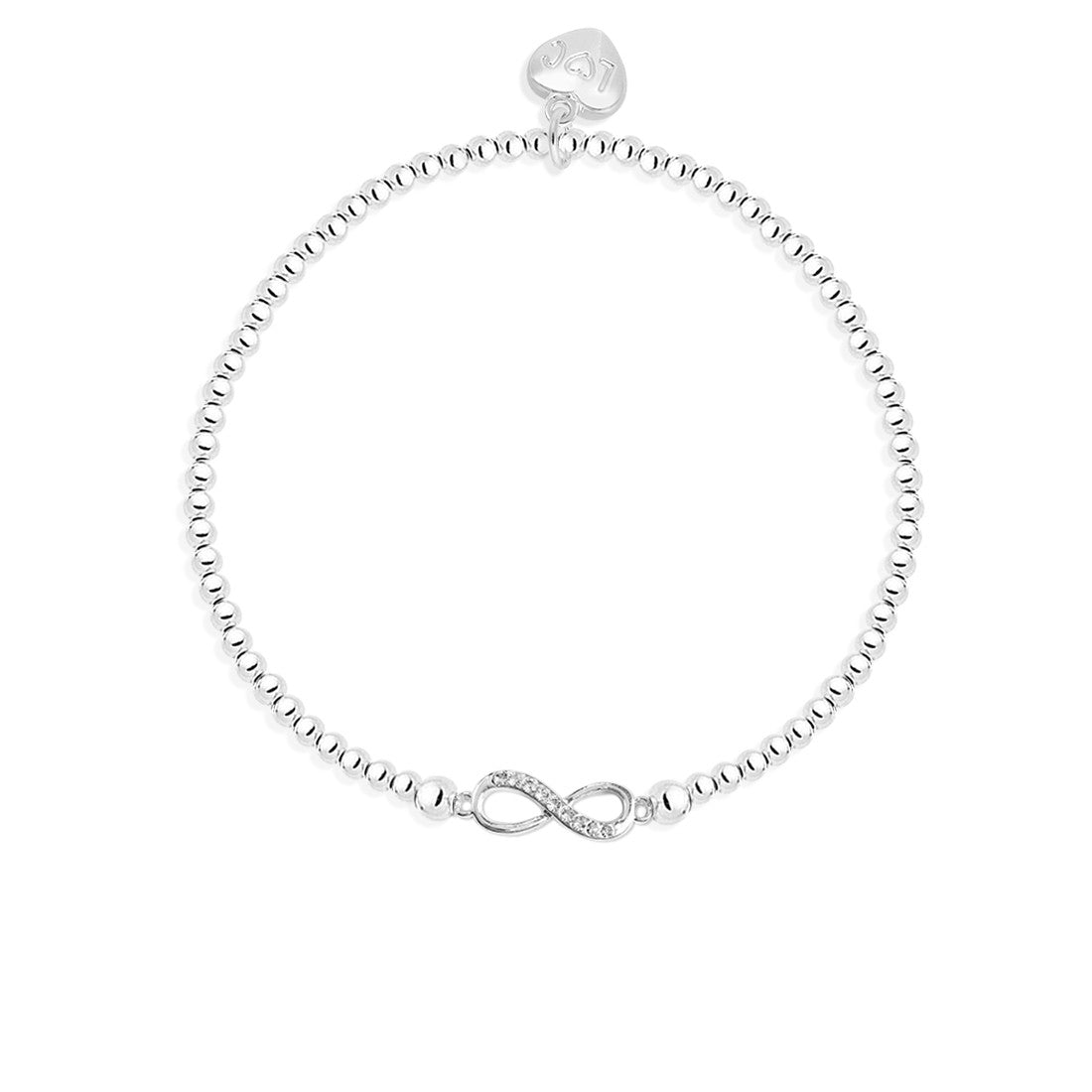 Forever infinity bracelet in silver