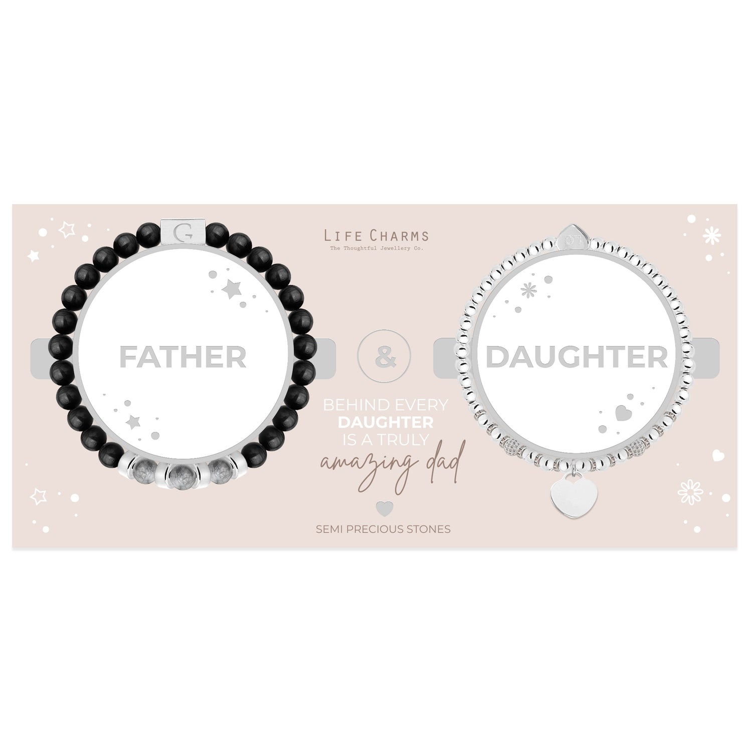 Father & Daughter bracelet set