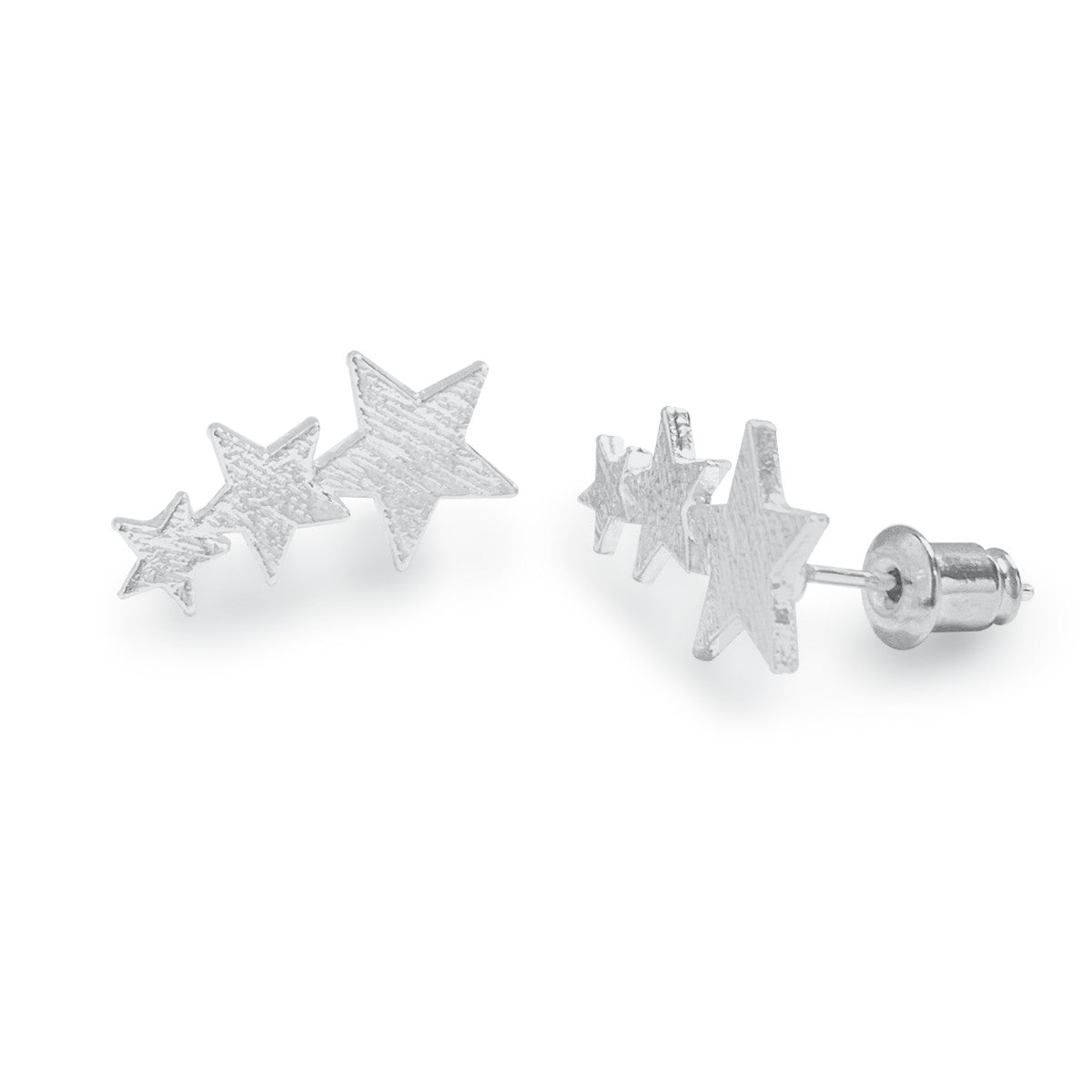 Stargazer silver studs