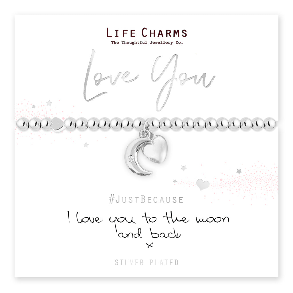 I Love You To The Moon and Back Bracelet