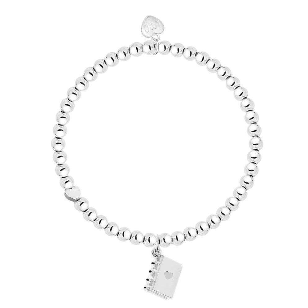 Book Lover Charm Bracelet