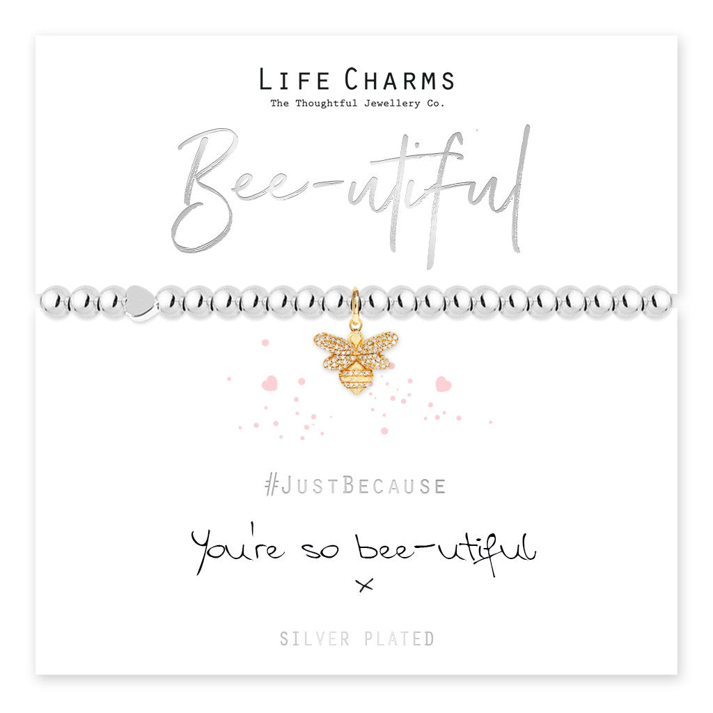 Bee-utiful Gold Bee Charm Bracelet
