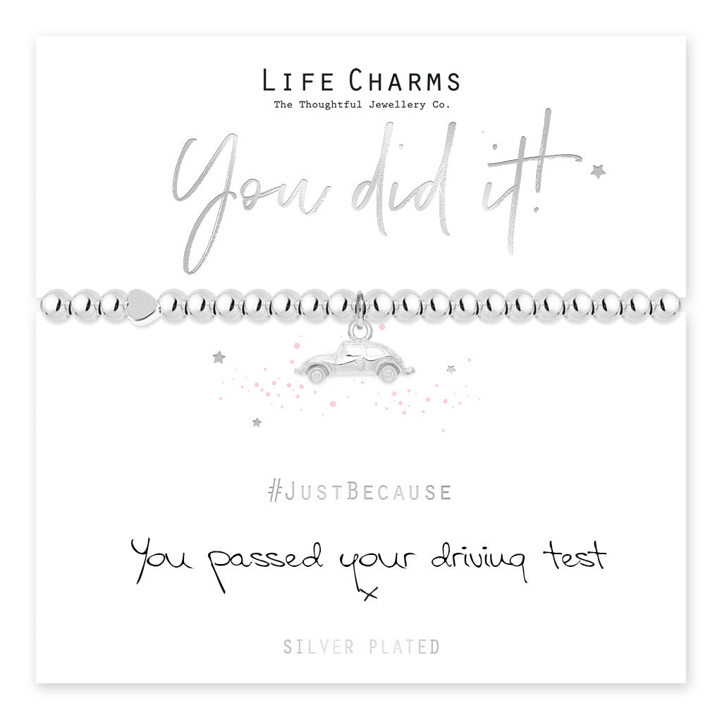 You Did It Car Charm Bracelet