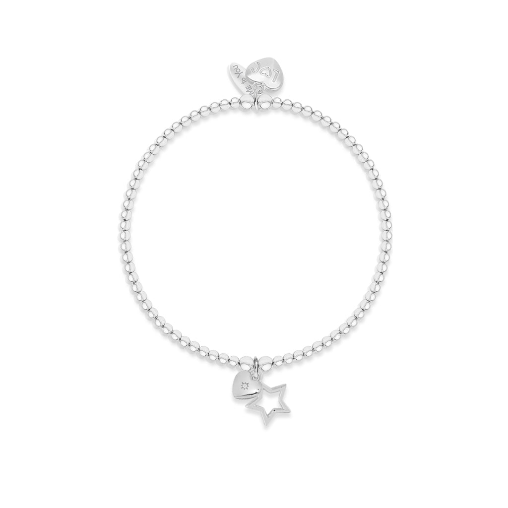 Me To You silver charm bracelet - Secret Santa