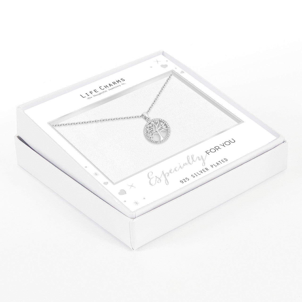 Family tree pendant necklace