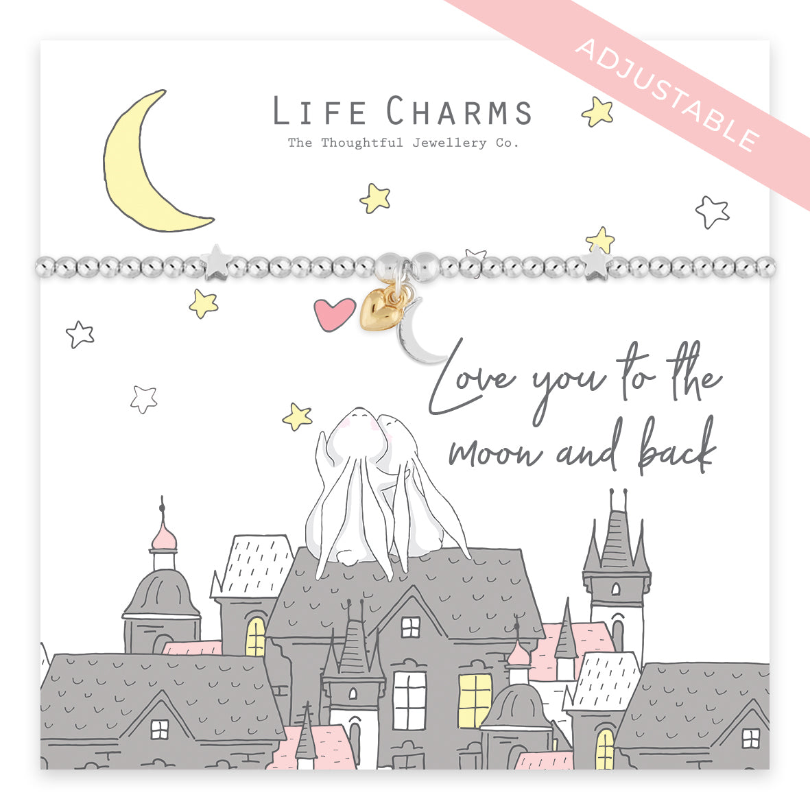 Love You To The Moon And Back - Rosey Rabbits