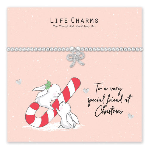 Rosey Rabbits To A Very Special Friend At Christmas