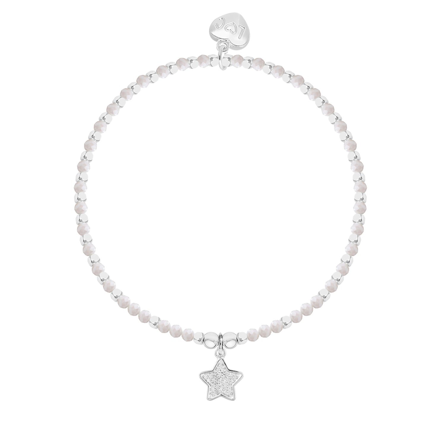 Merry & Bright crystal beaded charm bracelet