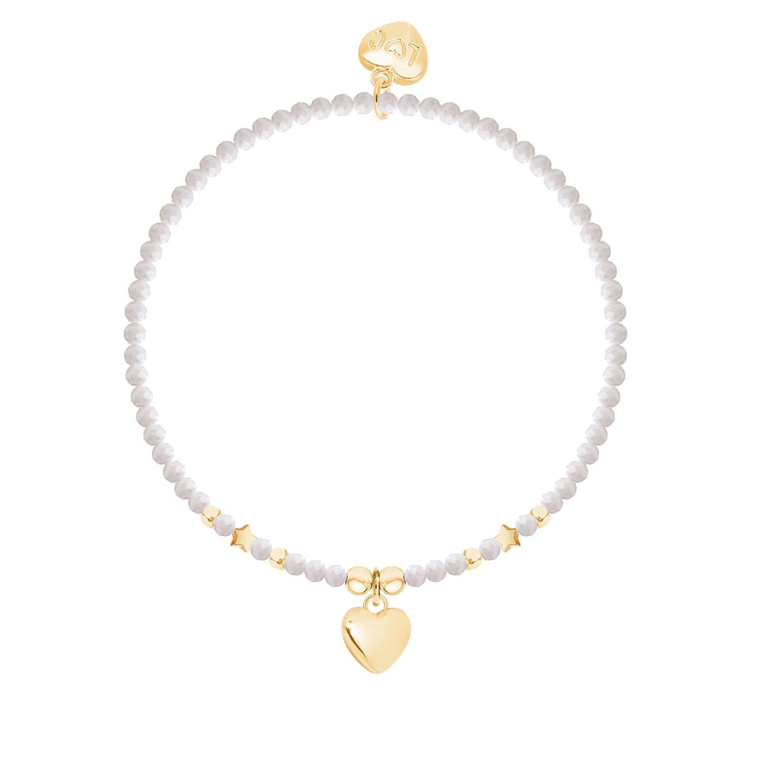 Merry Bestie-mas crystal beaded charm bracelet