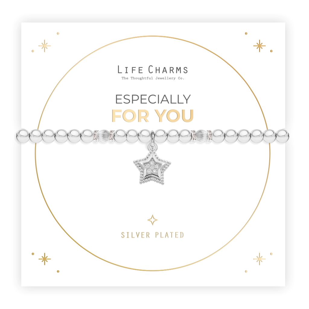 Silver charm bracelet with Christmas sleeve - Especially for you