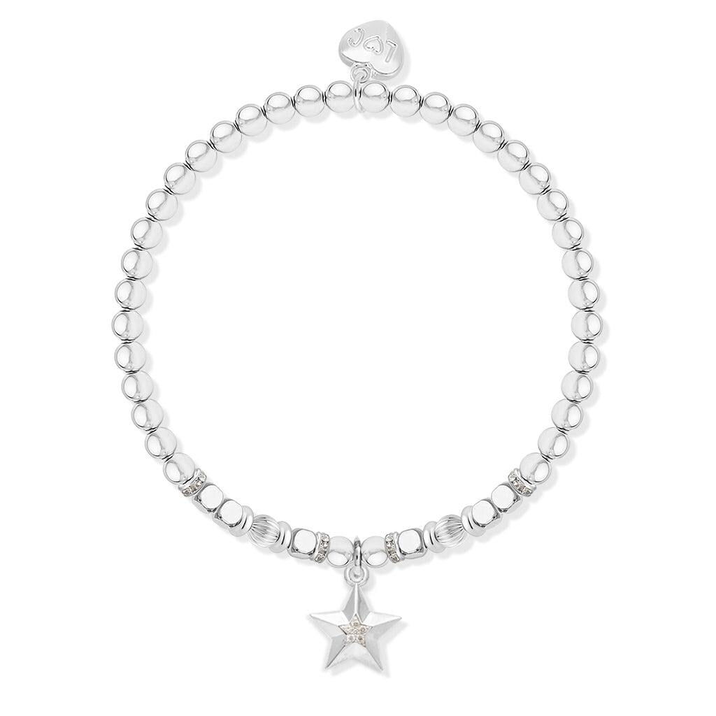 Charming Bestie sparkly bracelet in a Christmas sleeve