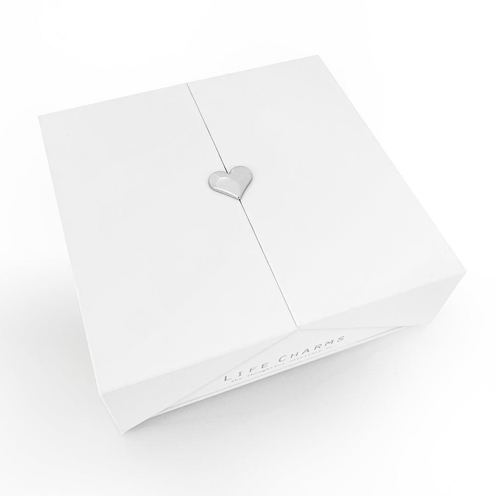 Happy Birthday - Sparkling stars charm bracelet in flower box