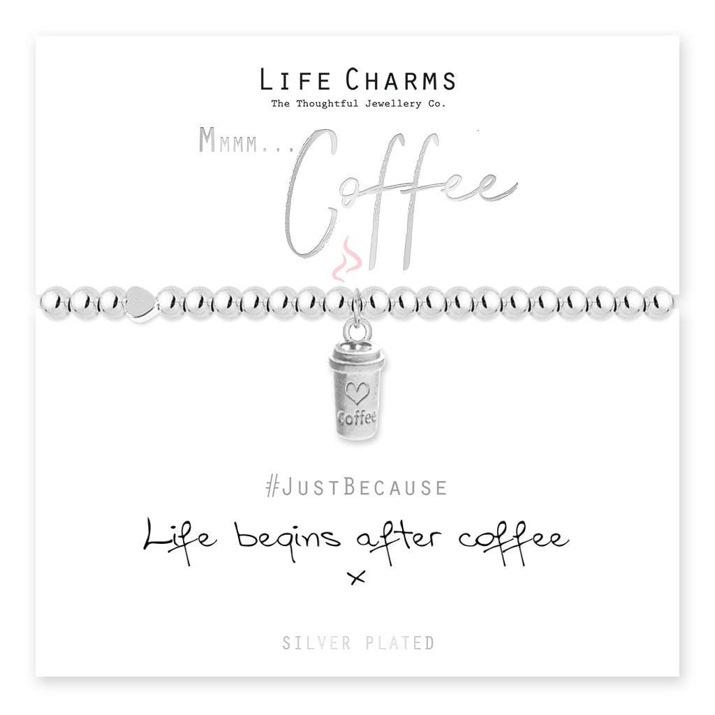Life Begins After Coffee Bracelet
