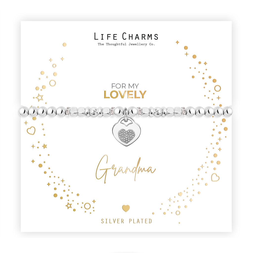 Grandma sparkly bracelet in a Christmas sleeve