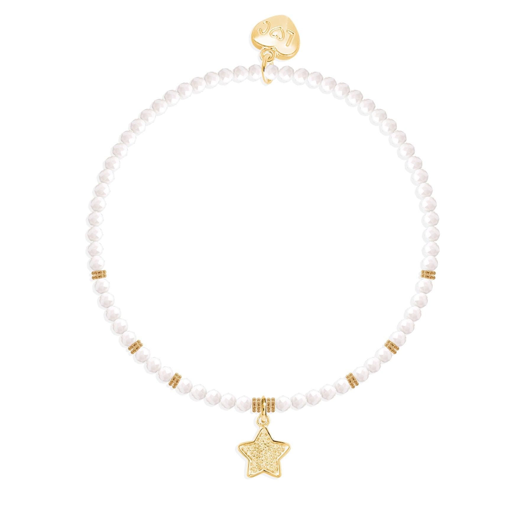 Merry Christmas crystal beaded charm bracelet