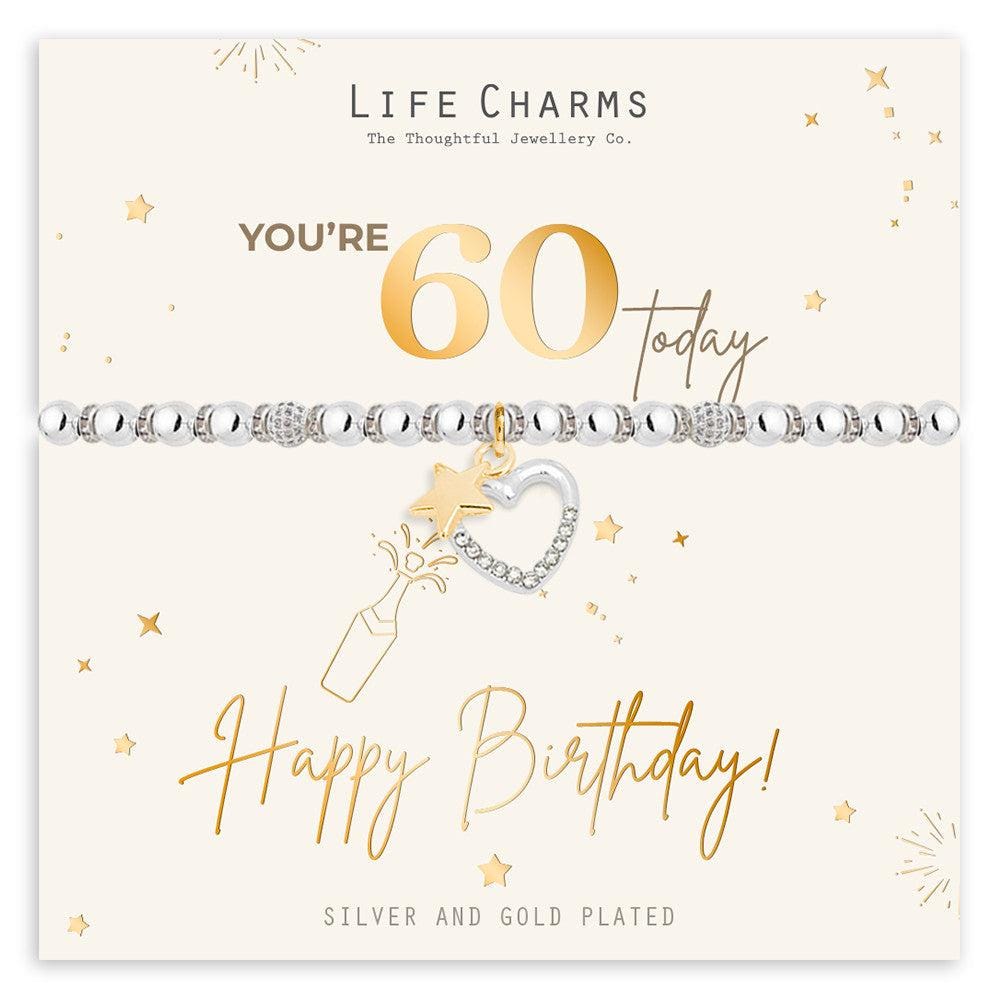 Happy 60th Birthday bracelet