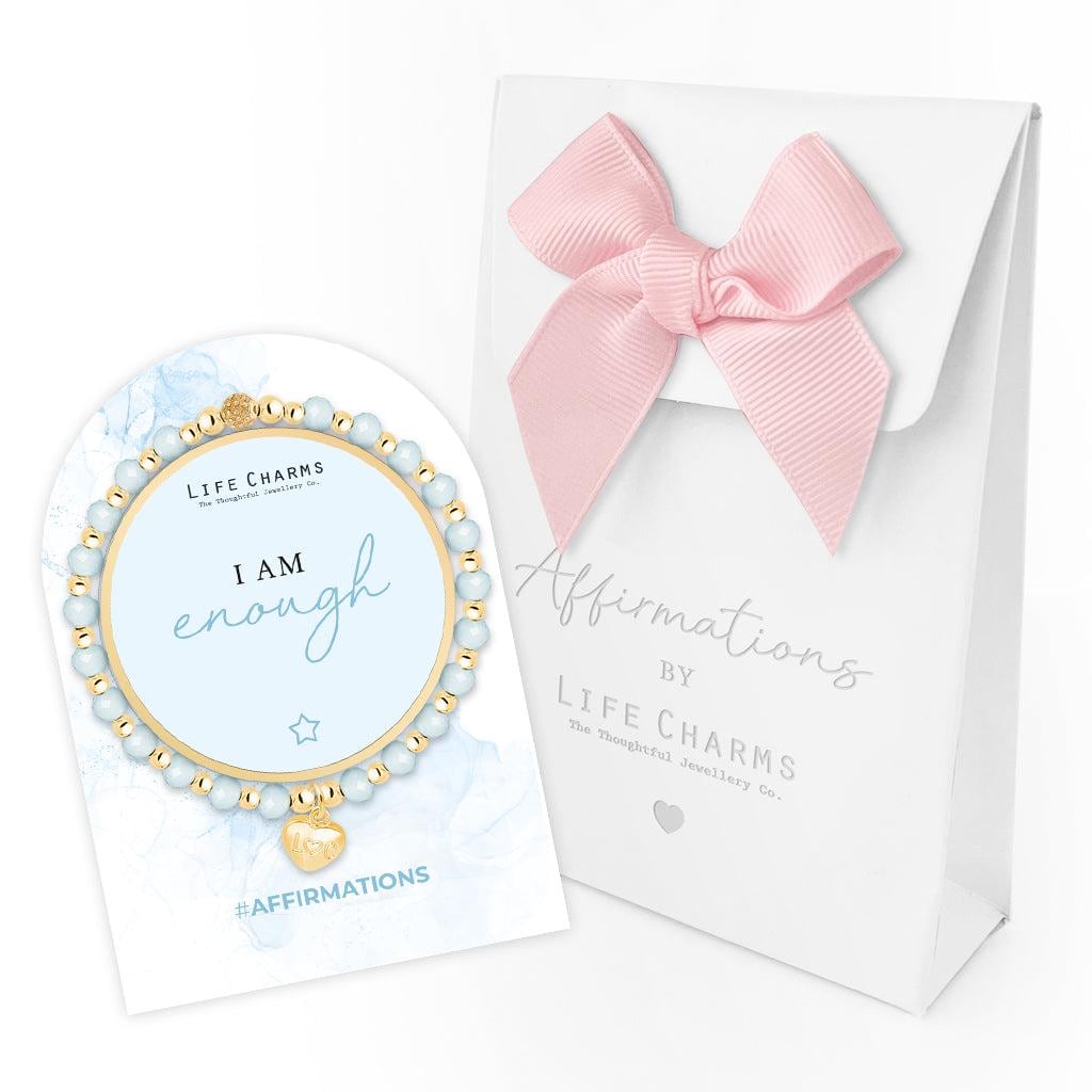 Affirmation bracelet - I am enough