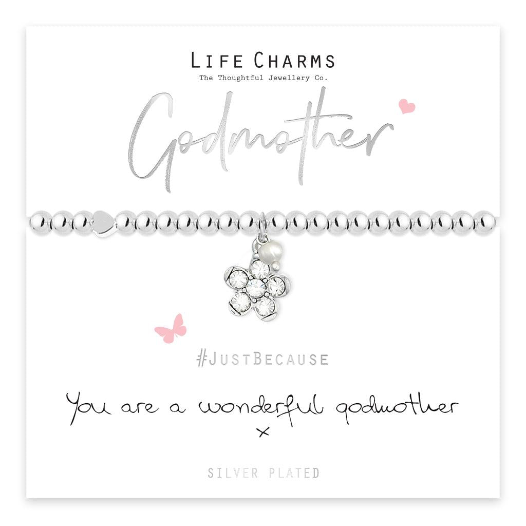 You Are A Wonderful Godmother Bracelet
