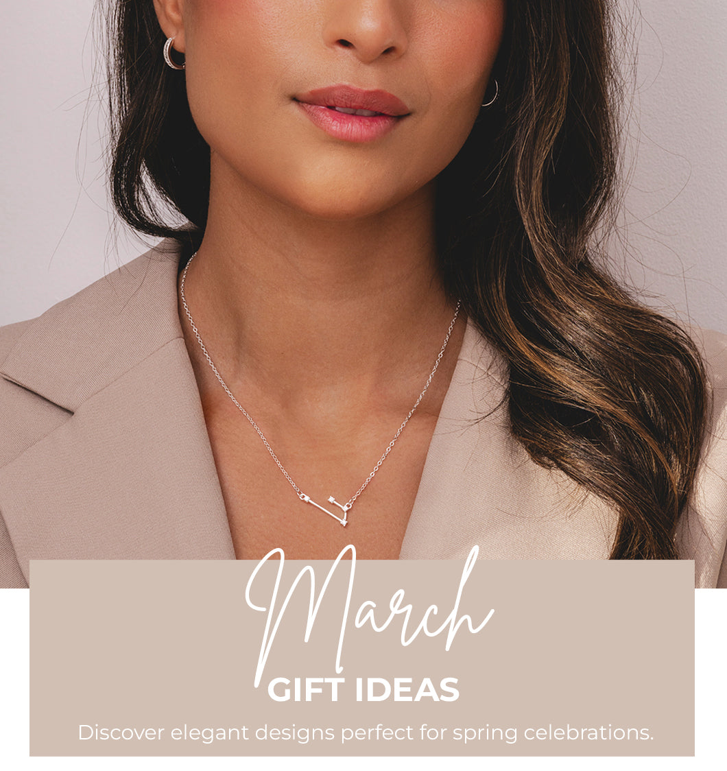 March Gift Ideas: Birthstone, Birth Flower & Zodiac Jewellery