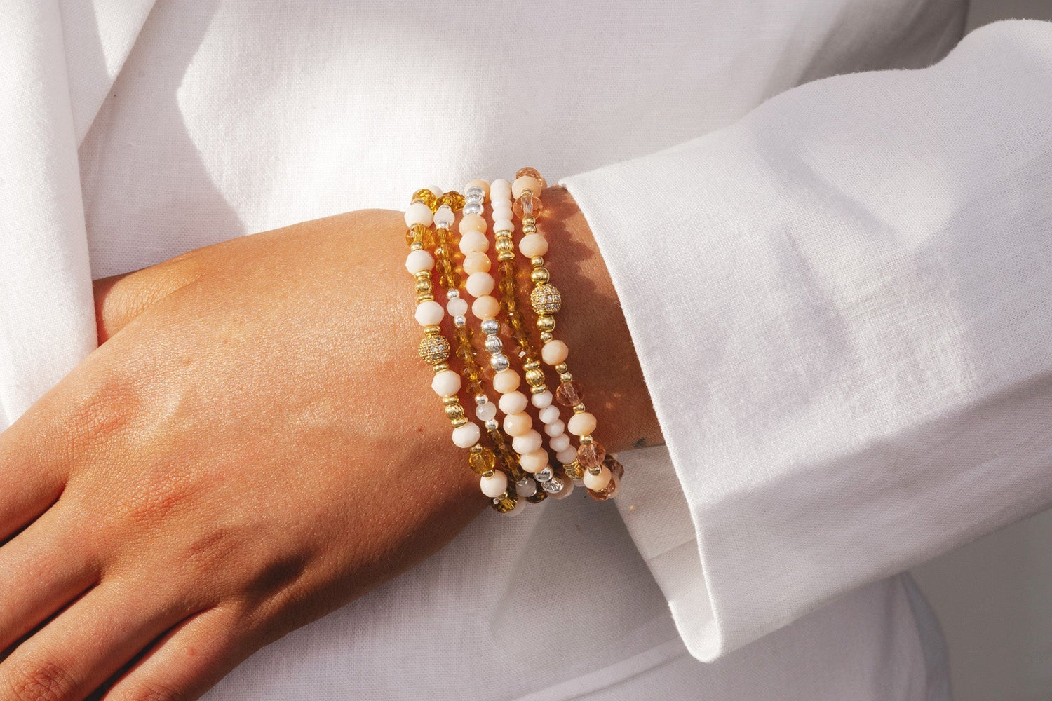 🌸 Spring Is Coming – Refresh Your Look with Colourful Crystal Bracelets