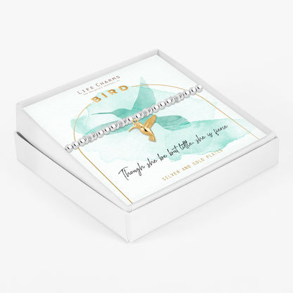 Animal charm bracelet - Bird
