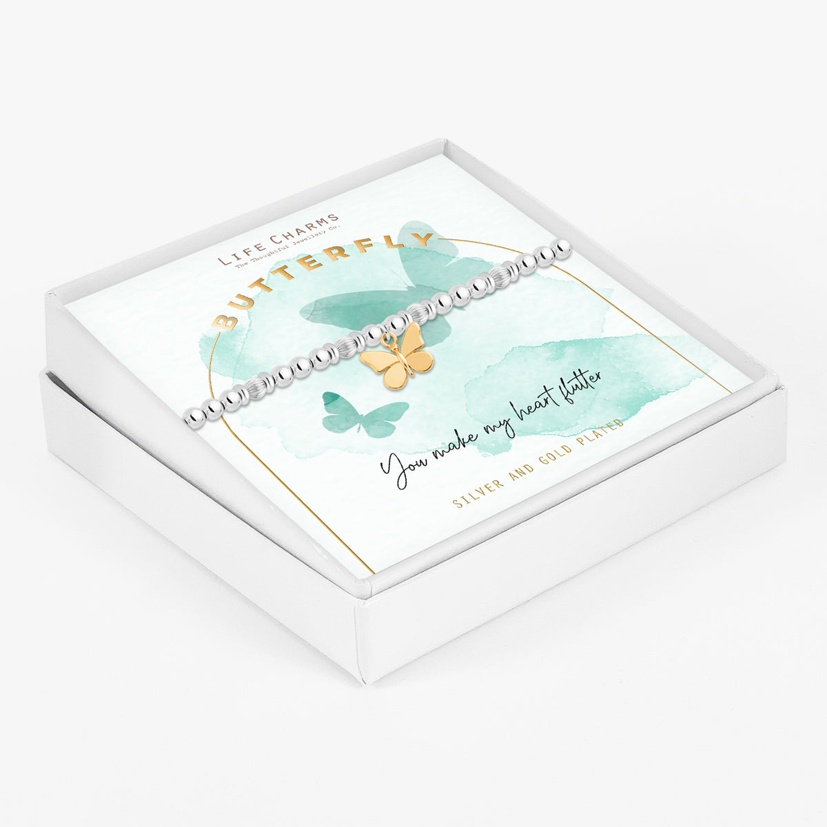 Animal charm bracelet - Butterfly