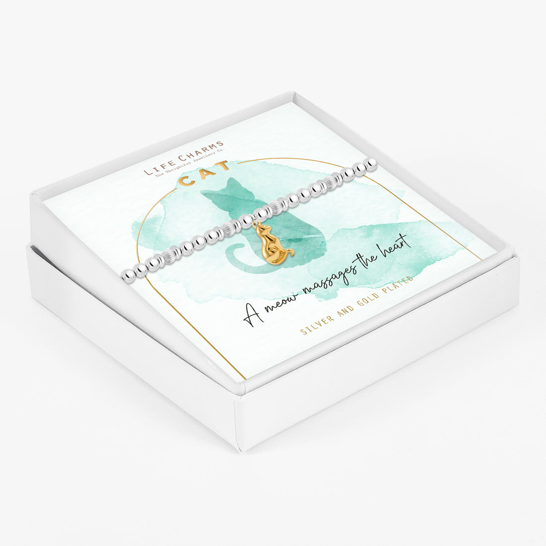 Animal charm bracelet - Cat