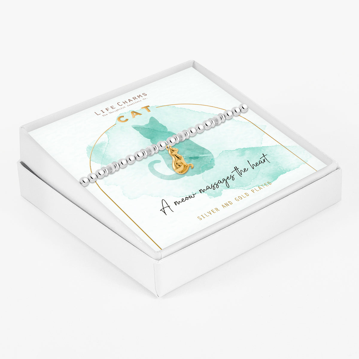 Animal charm bracelet - Cat