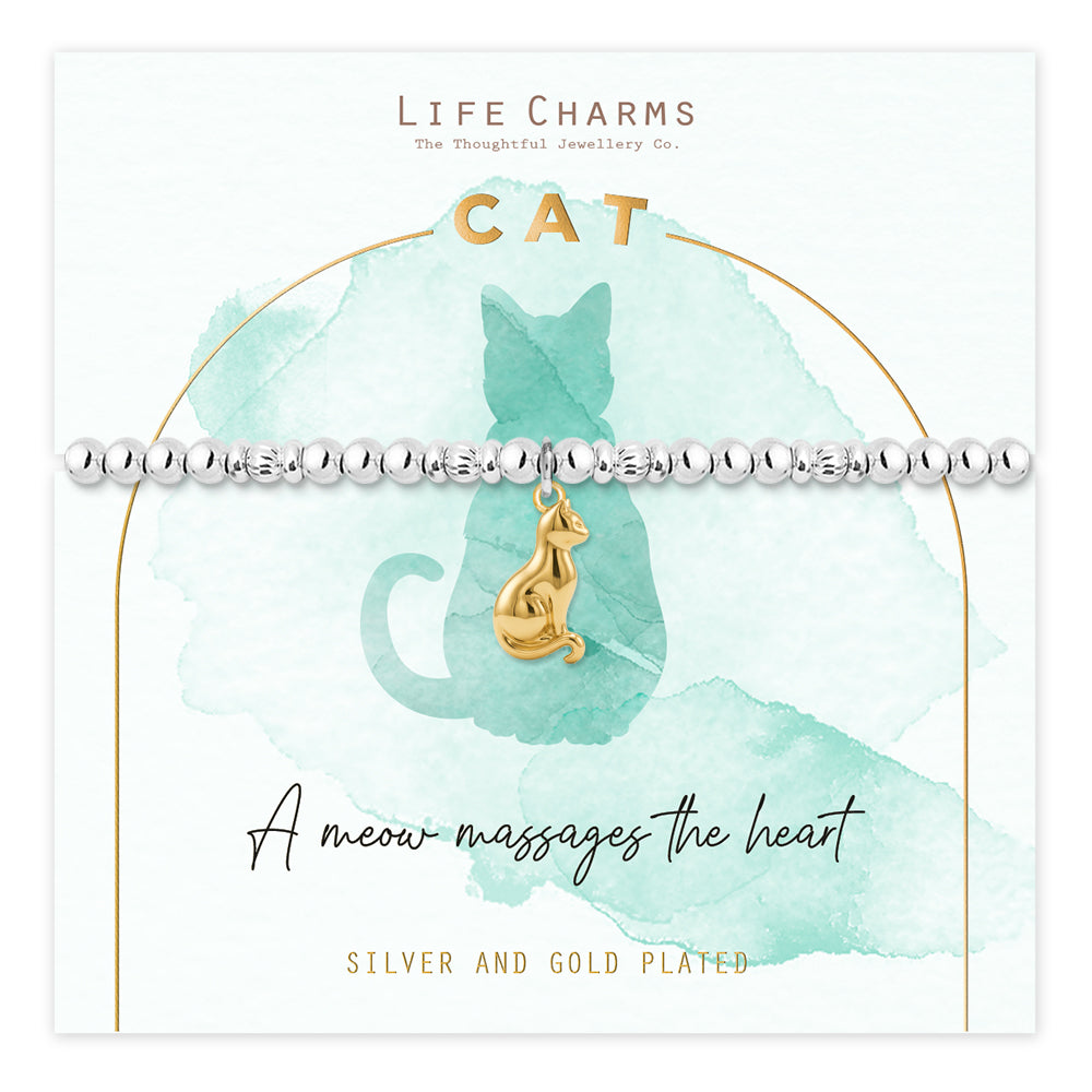 Animal charm bracelet - Cat