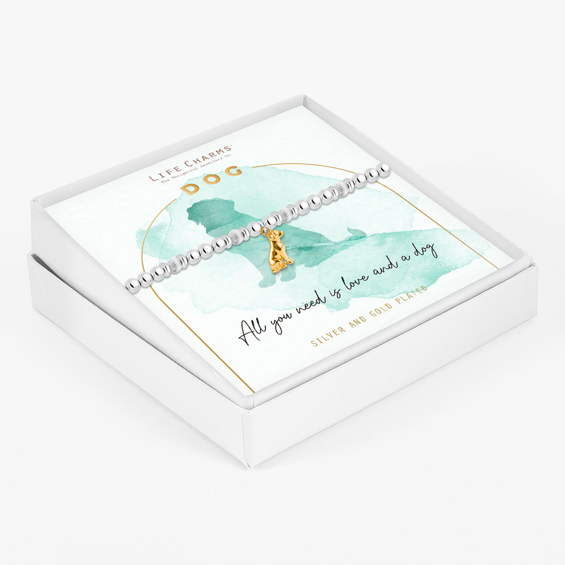 Animal charm bracelet - Dog