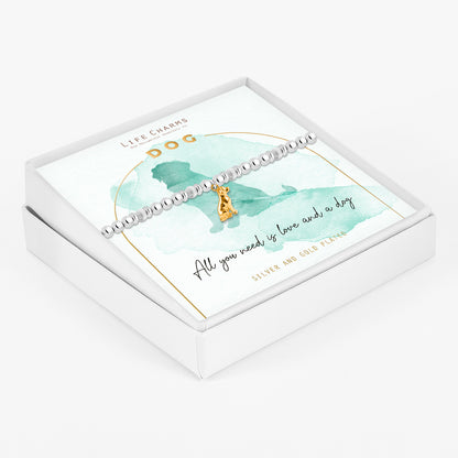Animal charm bracelet - Dog