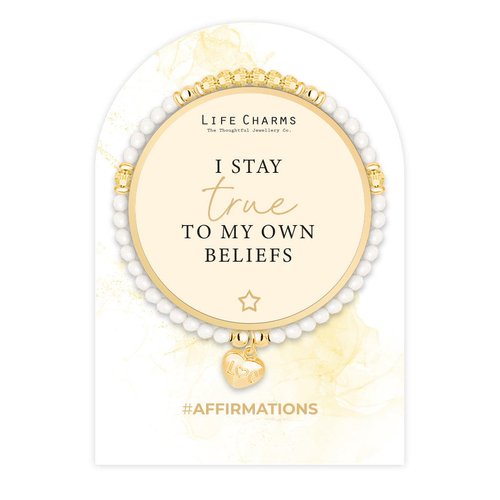 Affirmation bracelet - True beliefs