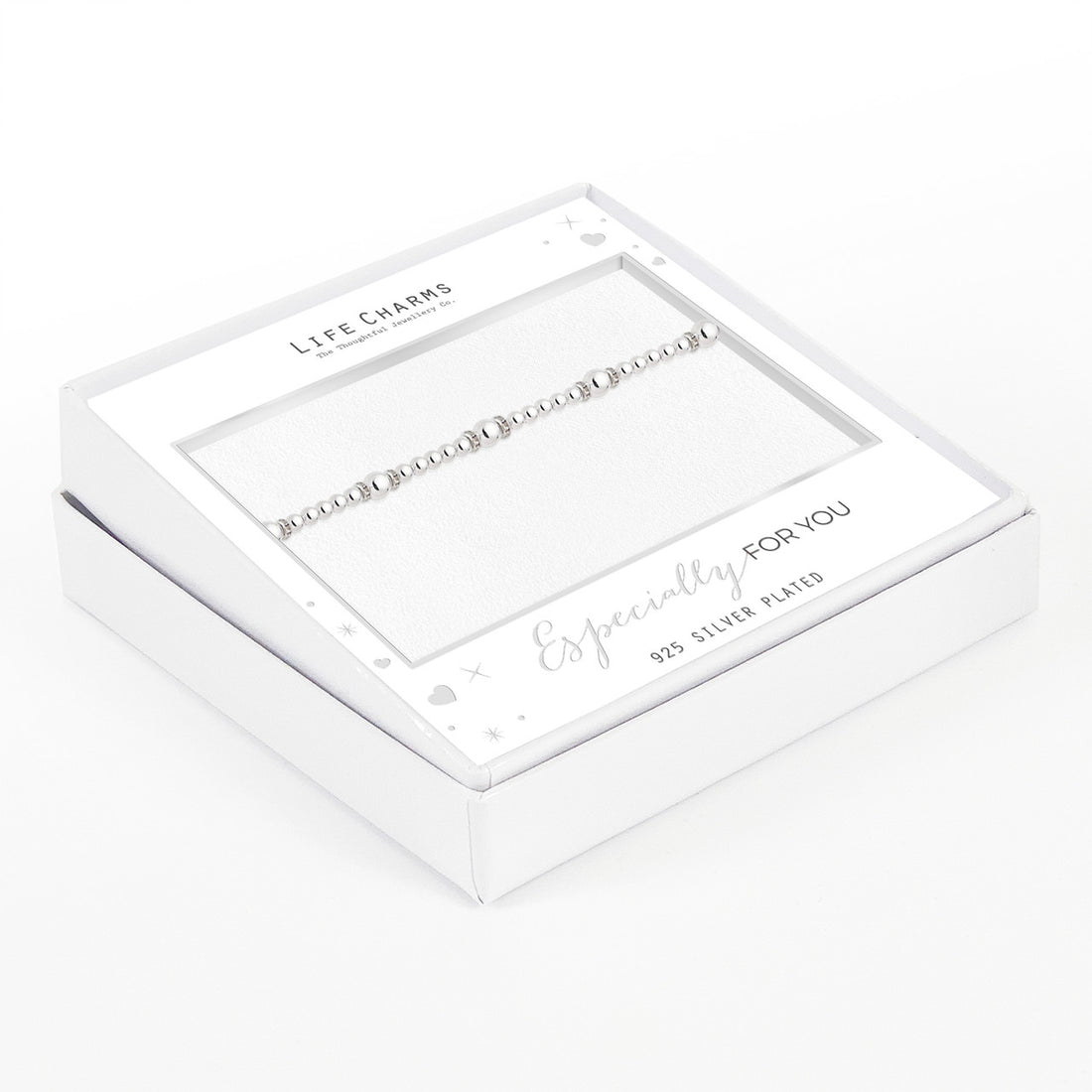 Dazziling rhinestone rondelles bracelet in silver