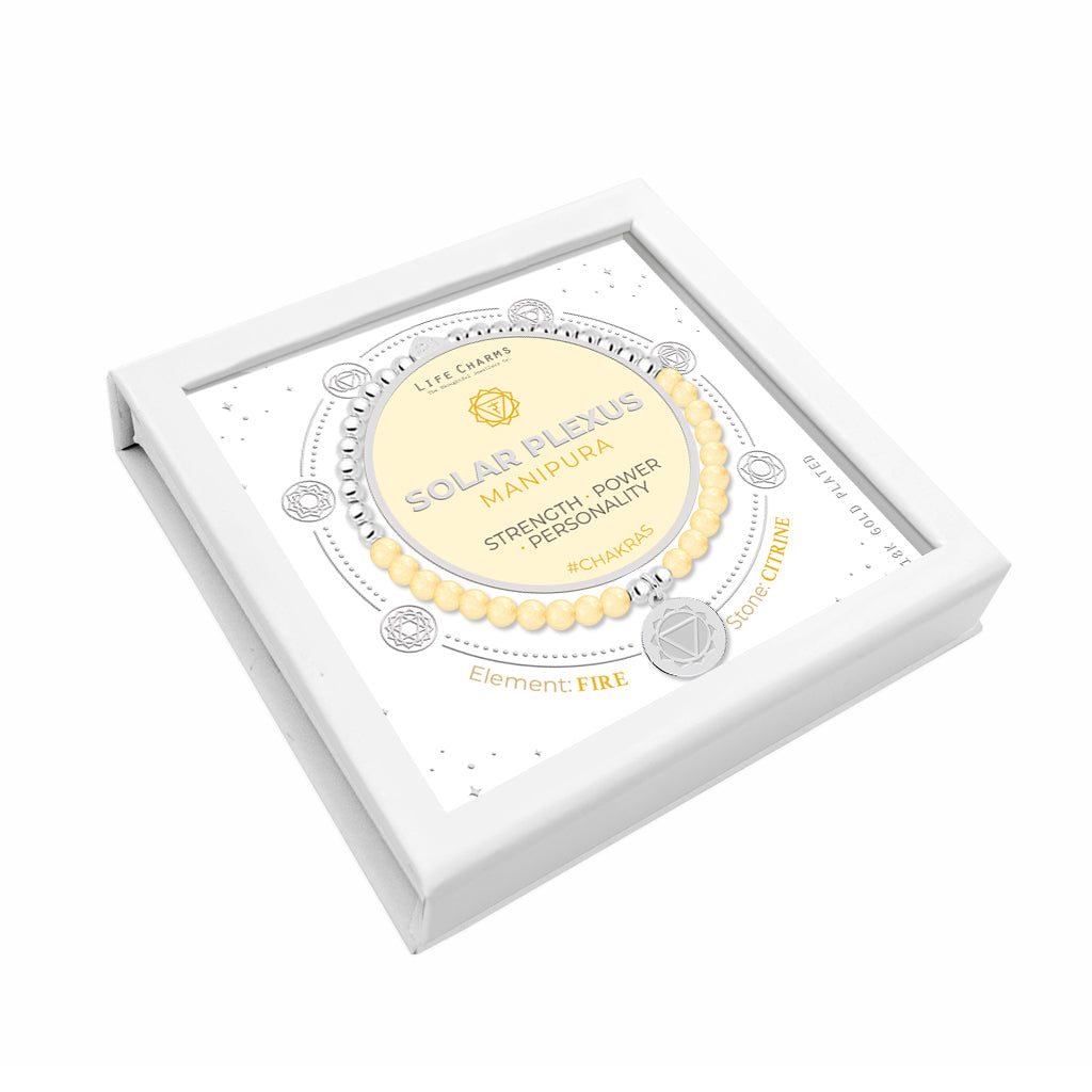 Solar Plexus chakra citrine bracelet
