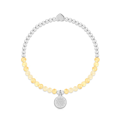 Solar Plexus chakra citrine bracelet