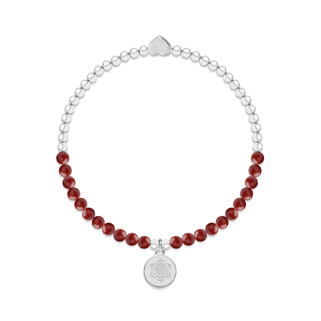 Sacral chakra carnelian bracelet