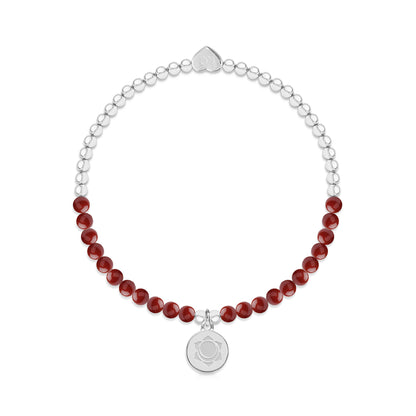 Sacral chakra carnelian bracelet