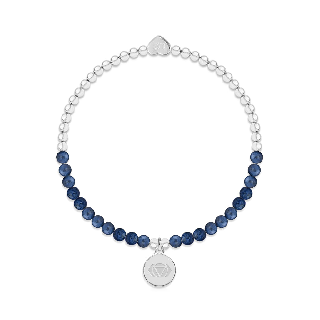 Third Eye chakra sapphire bracelet