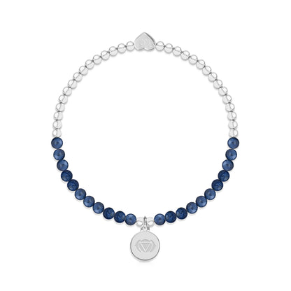 Third Eye chakra sapphire bracelet