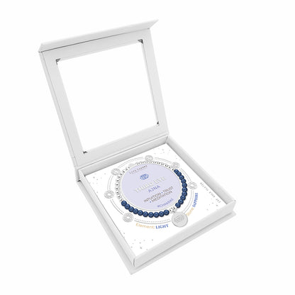 Third Eye chakra sapphire bracelet